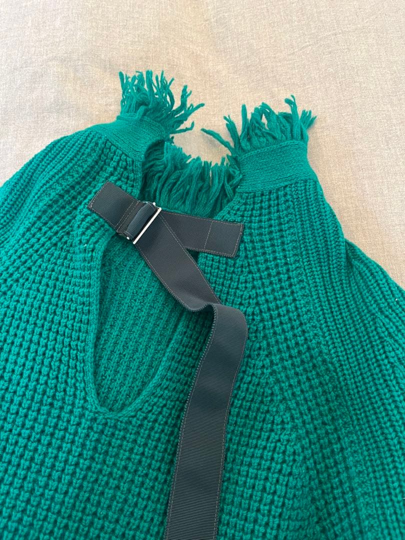 sacai フリンジニット
