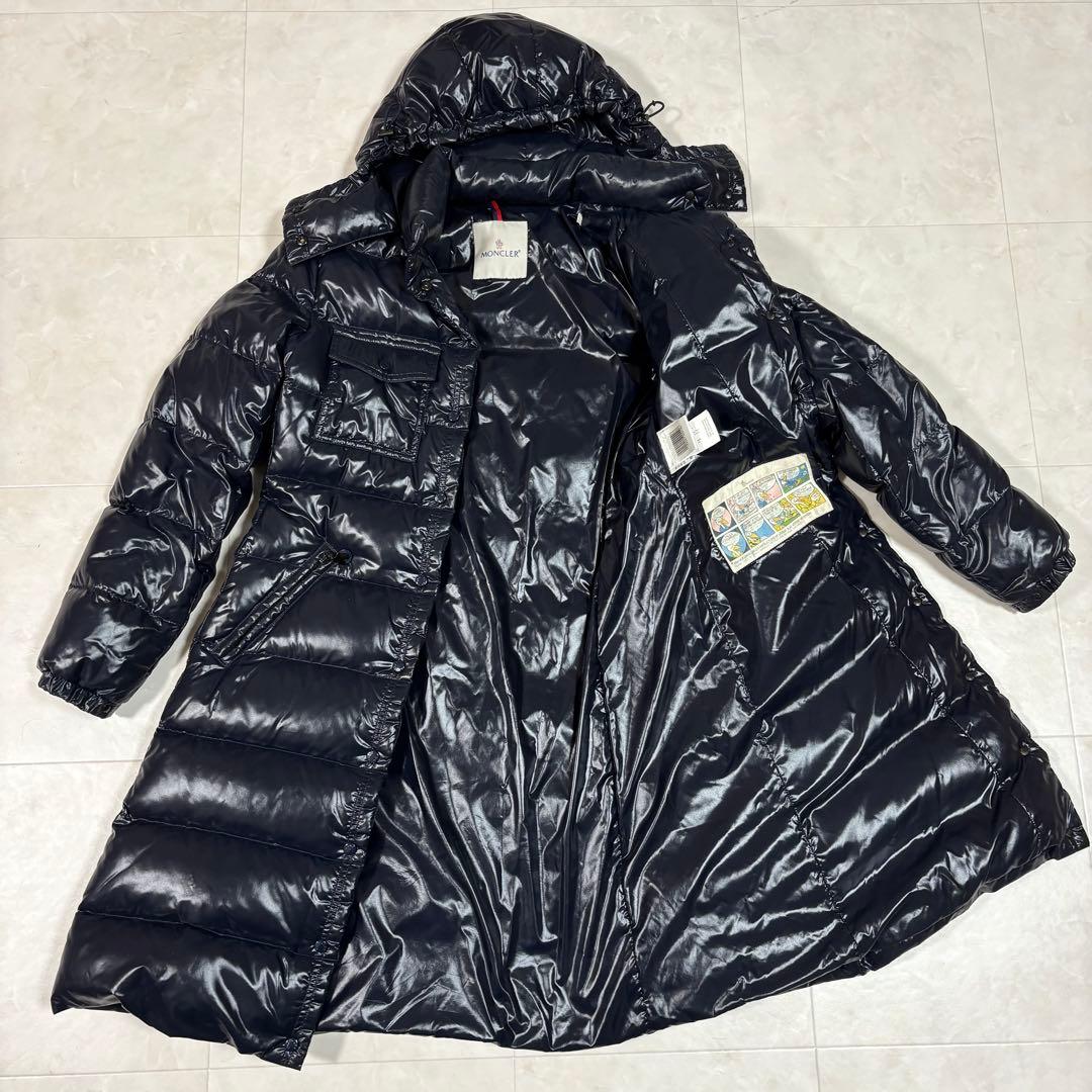 ☆Moncler モンクレール ダウンコート フード ワッペン シャイニー