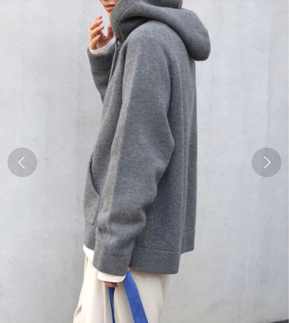 ドゥーズィエムクラス　23AW Knitted フーディー　ニット　パーカー