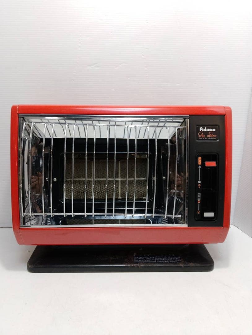 G2071 昭和レトロ 美品 パロマ ガスストーブ PG-62-3 LPガス用