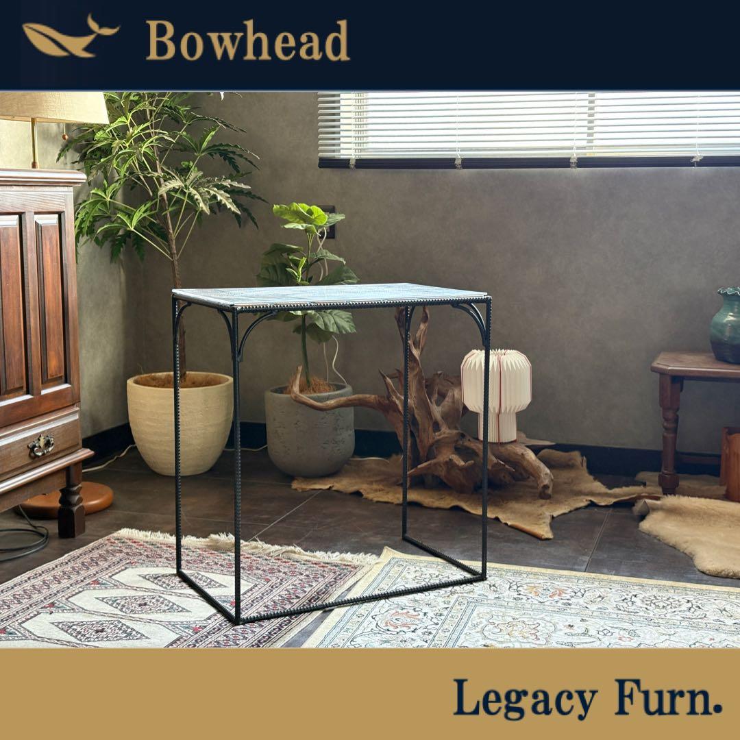 ①アイアン　サイドテーブル　ディスプレイ家具　モダン　シンプル　IZ