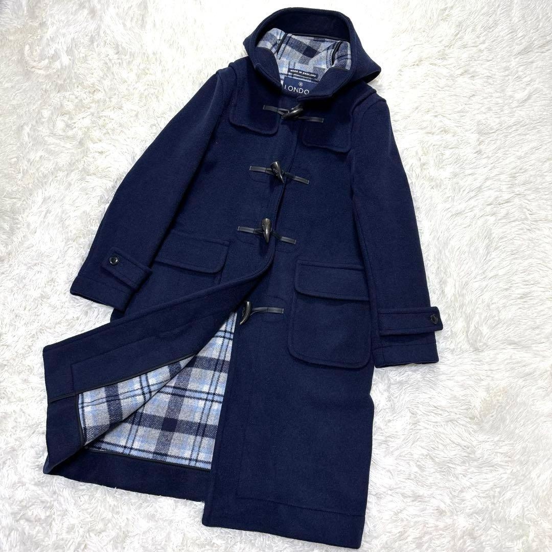 美品 ✨ 現行タグ LONDON TRADITION 英国製 ダッフルコート 紺