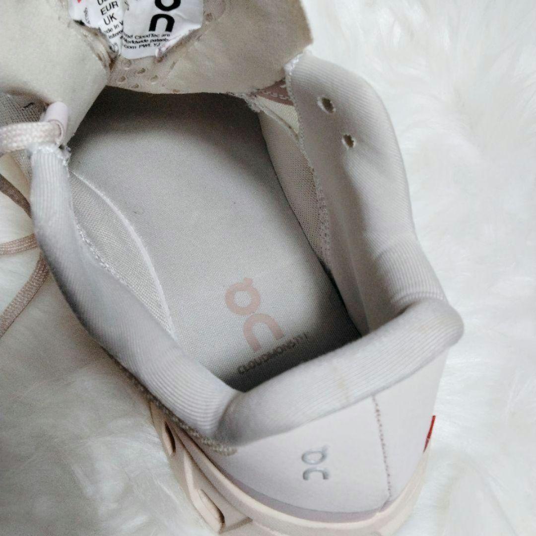 On オン クラウドモンスター スニーカー メッシュ 厚底 ピンクベージュ