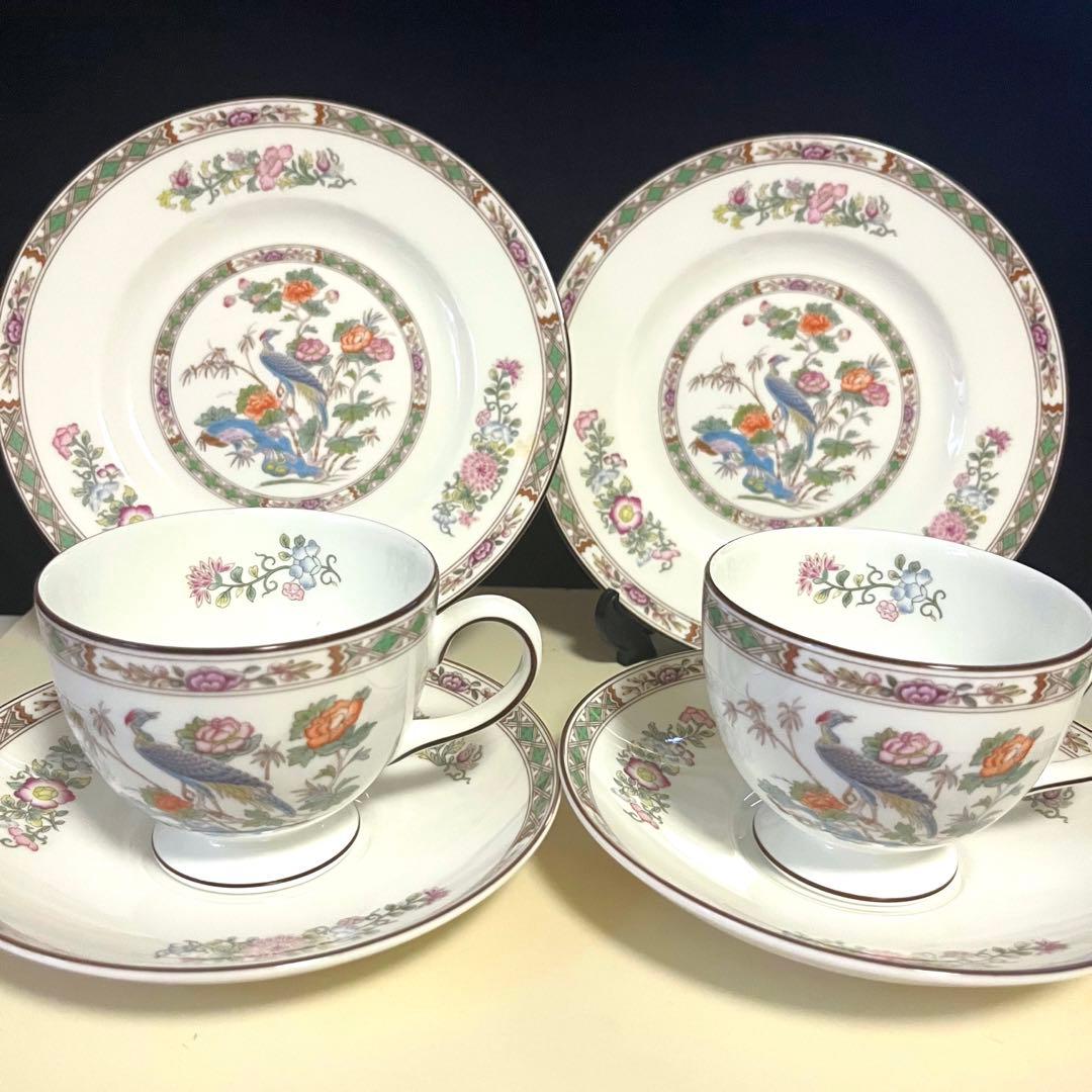 ウェッジウッド　クタニクレーン  リーカップ  トリオ　2セット