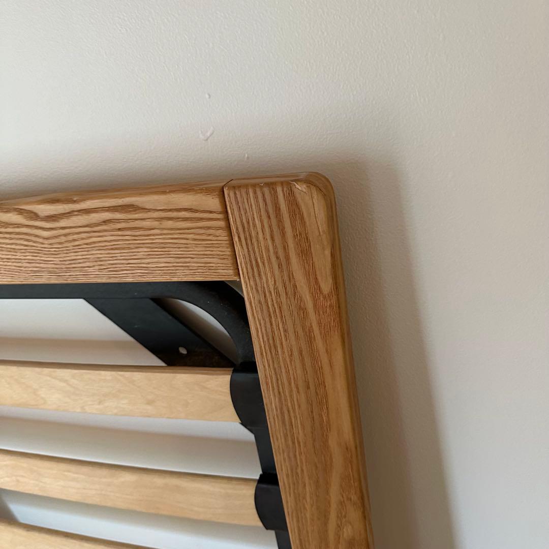 無印良品 木製ベッドフレーム オーク セミダブルサイズ