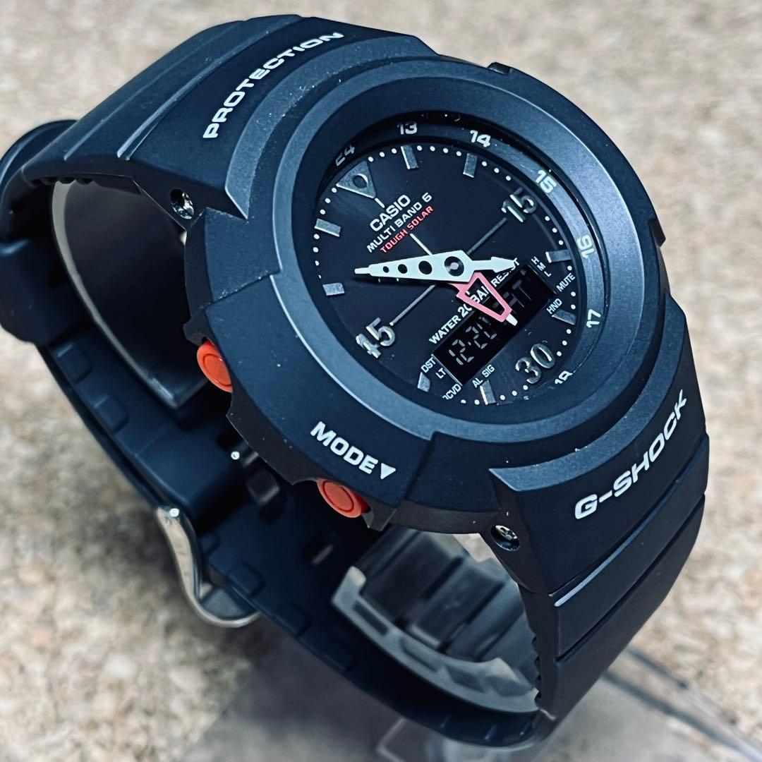 美品】カシオGーSHOCK/AWGーM520ー1AJF電波ソーラー／国内正規品