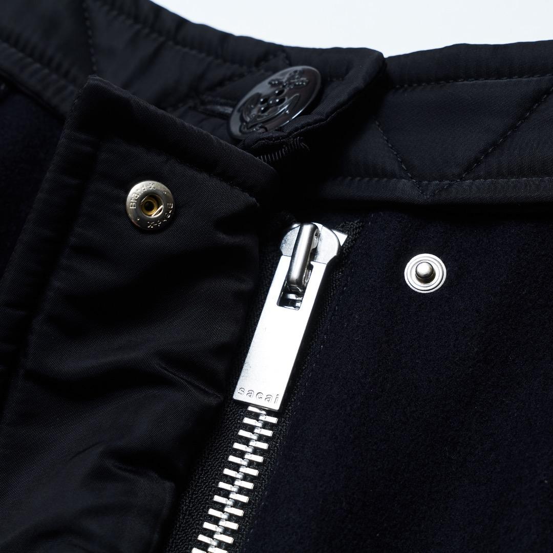 sacai サカイ 19aw ウールスカート　マーメイドライン size:3