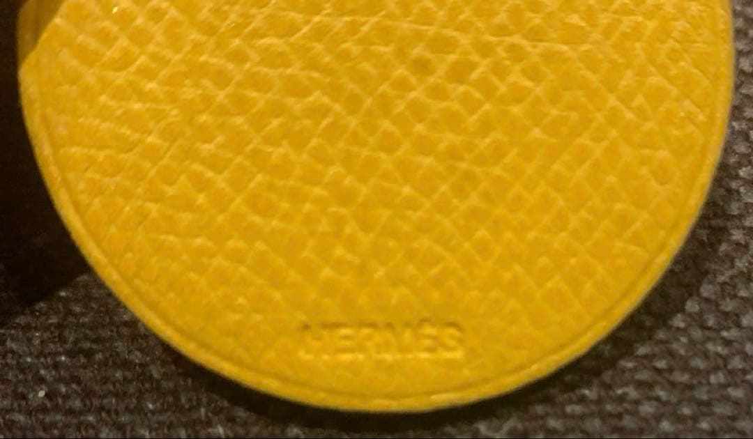 HERMES エルメス レザーキーホルダー アヒル　ハート型　2点セット