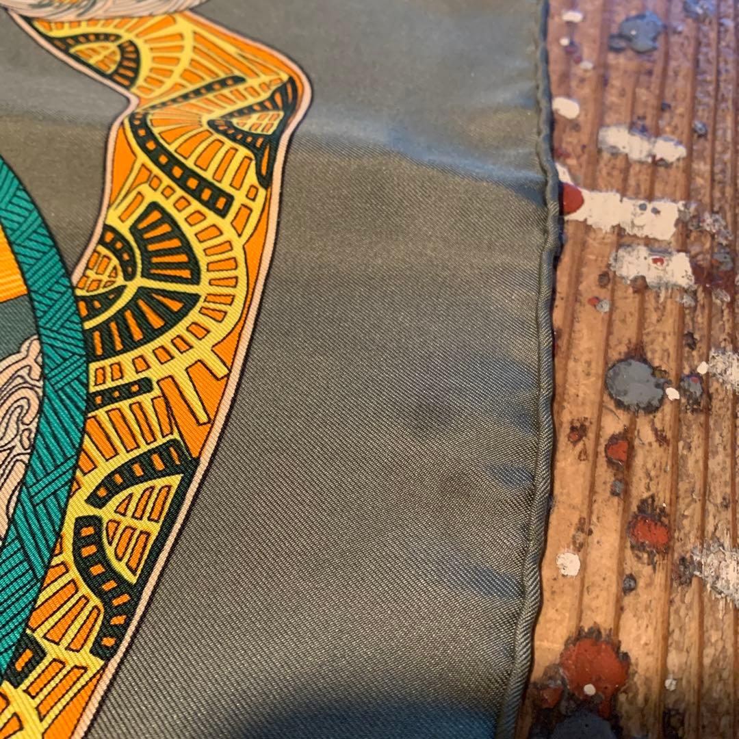 エルメス HERMES カレ 90 ART des STEPPES馬柄 スカーフ