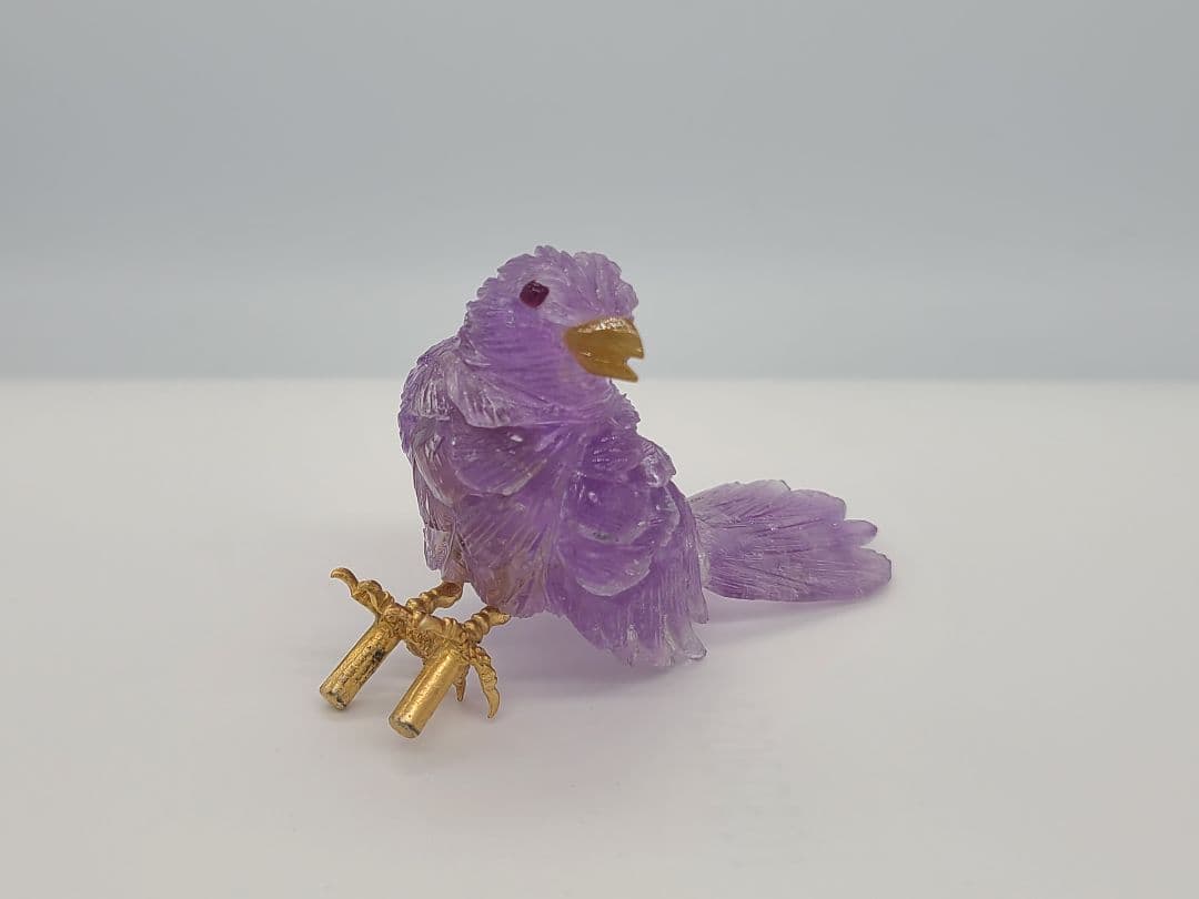 天然石鳥彫刻 ことりのつどい
