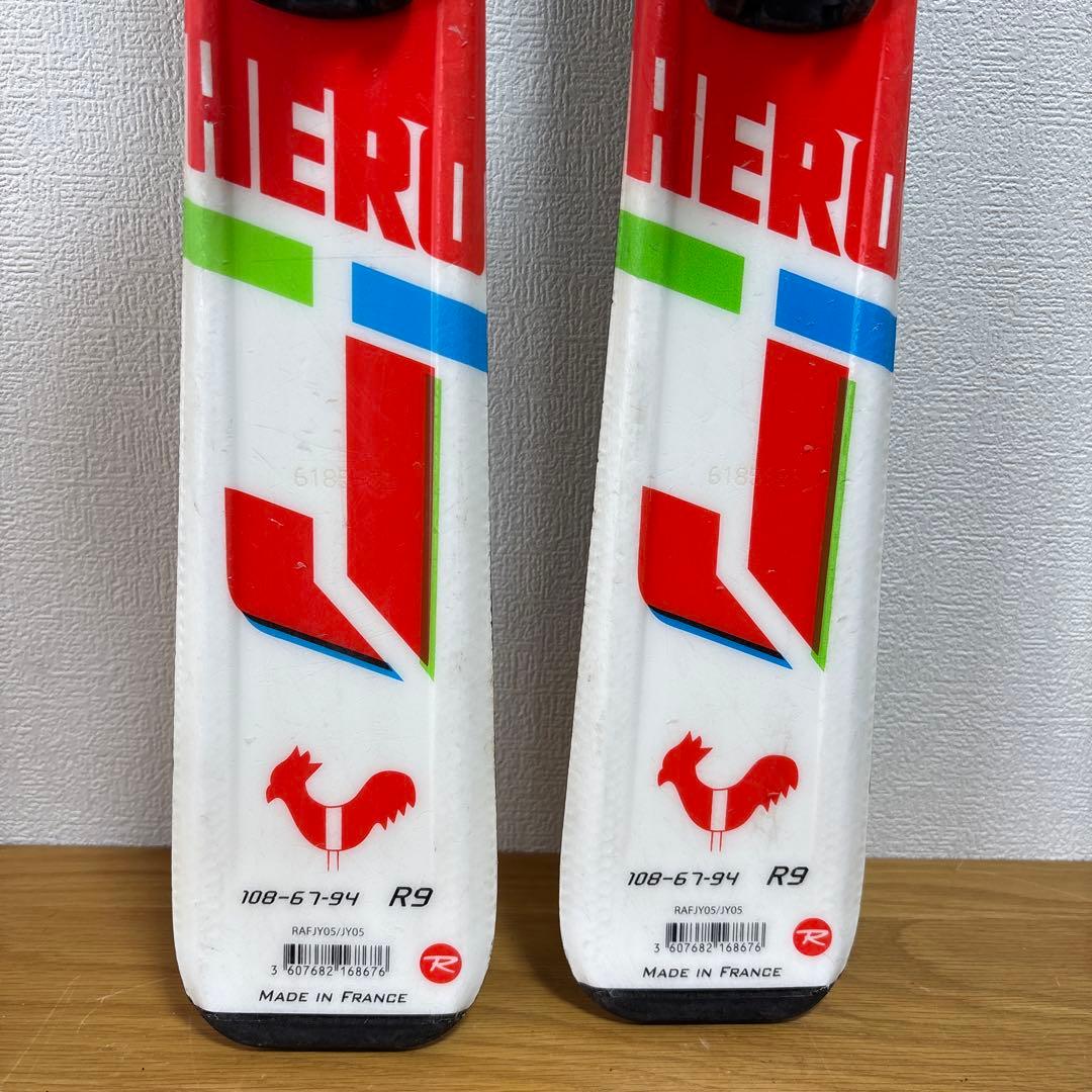 ジュニアスキーセット　ロシニョール　HERO 120cm 21cmブーツ付