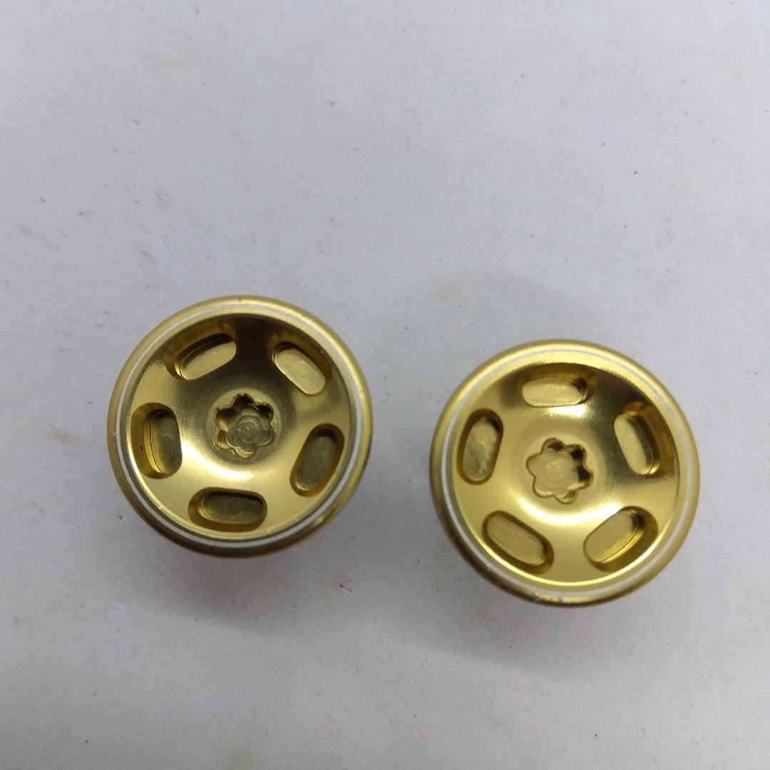 f*d様 DRT バリアル ホイールキャップ DISH ゴールド 中古品2個セッ