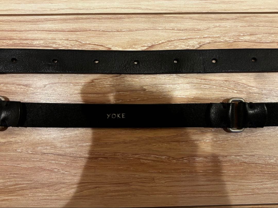 YOKE ヨーク LEATHER WESTERN BELT ベルト レザー