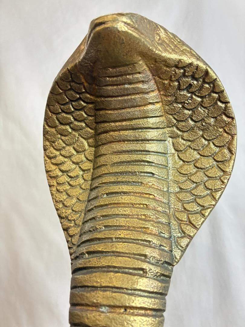 ▪️コブラ　オブジェ▪️ ゴールド　置物　約60cm 　アジアン雑貨　金運UP