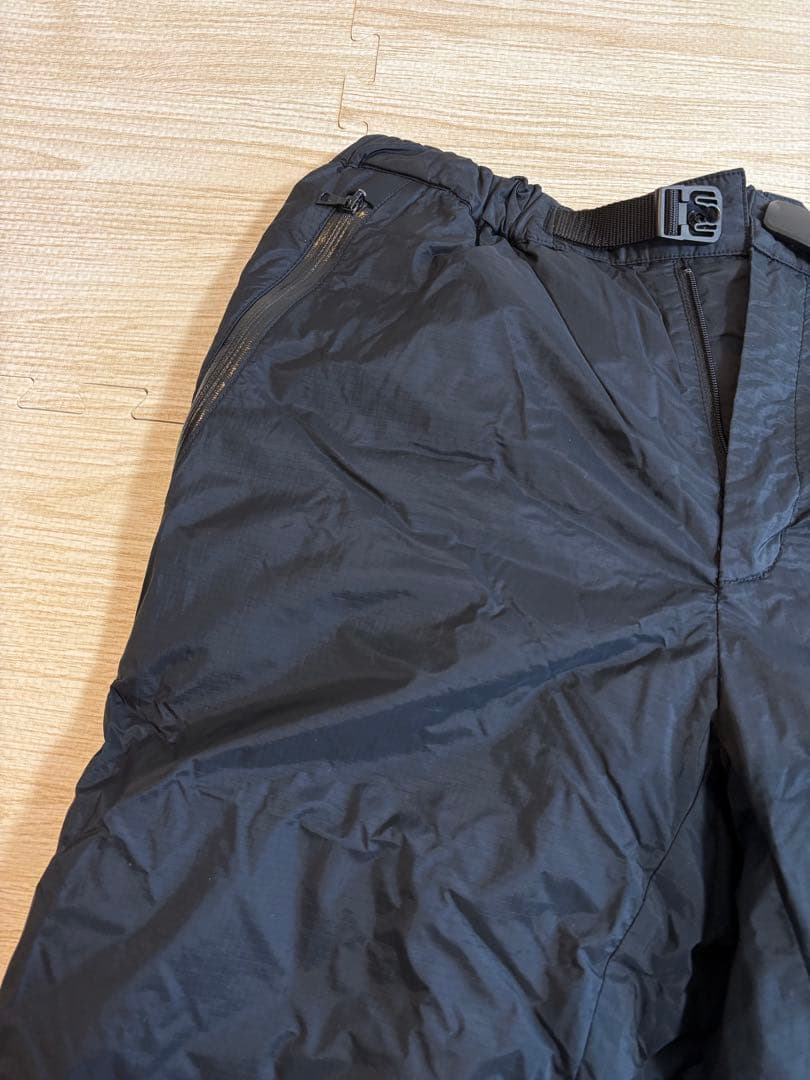 【タグあり美品】ナンガ　NANGA オーロラテックス　ダウンパンツ　黒　ブラック