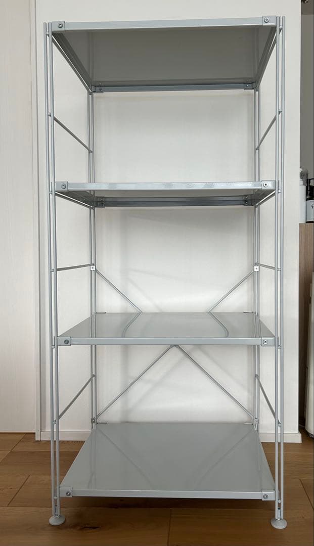 無印良品4段スチールラック