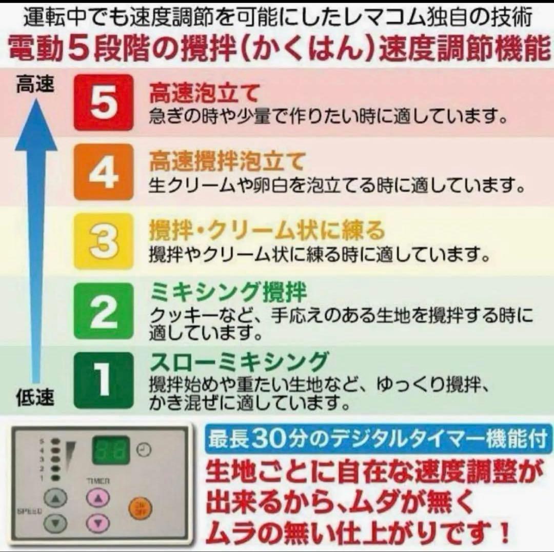 超美品 業務用レマコム N-106卓上型ミキサー GM-10A 厨房機器 業務用