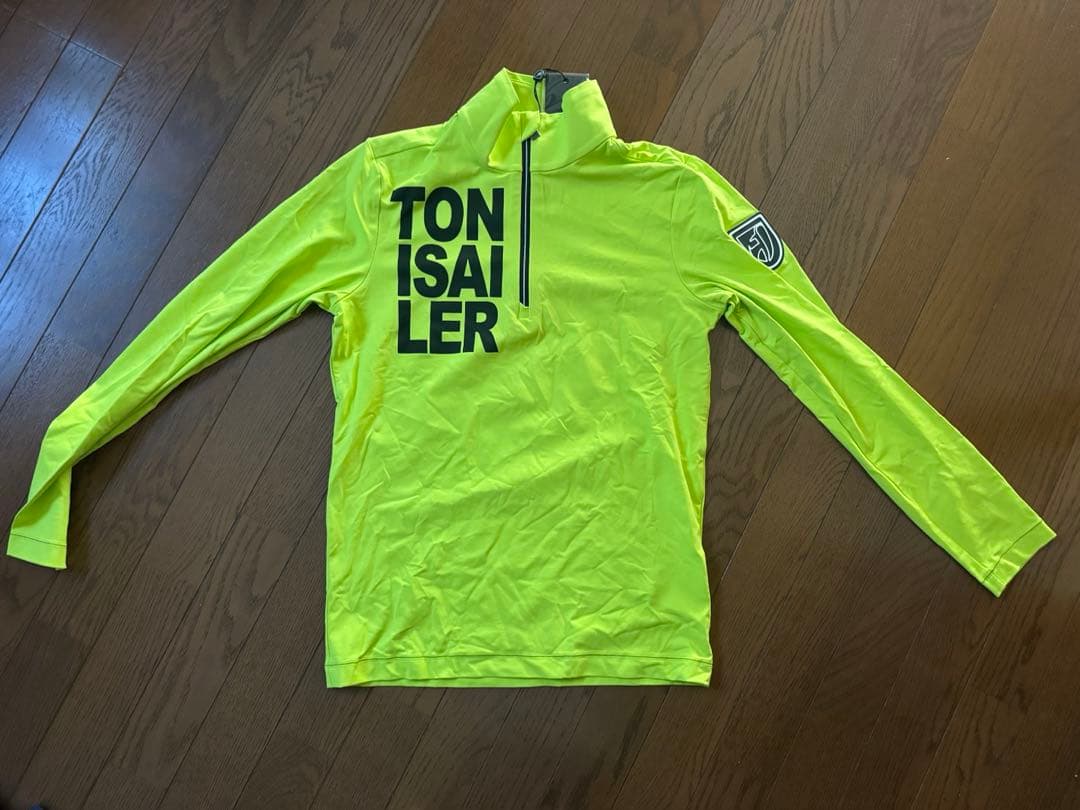 トニー・ザイラー 蛍光イエロー スキーウェア メンズ