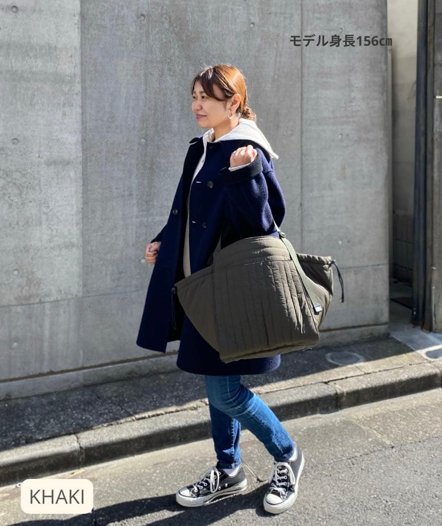 SOLPRESA マザーズバッグ Mサイズ カーキ