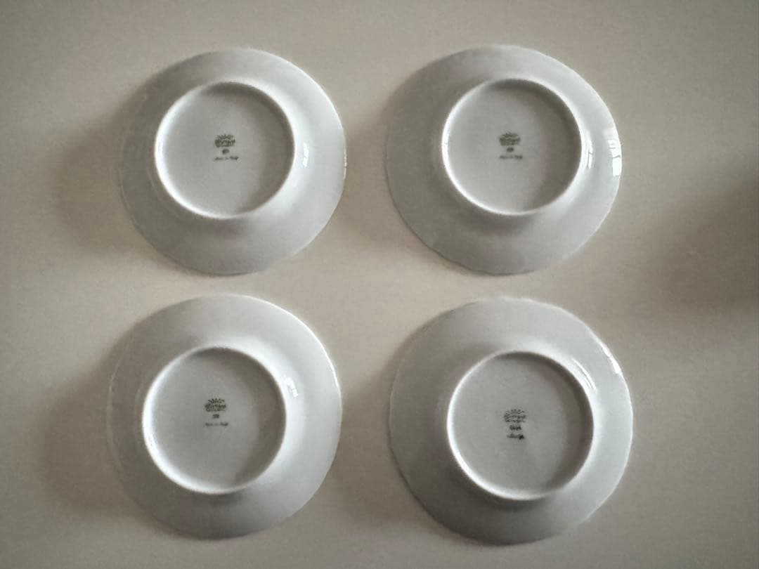 【『くー様』専用】ベッキオホワイト(約12cm)4枚＋稜花鉢（白磁）6枚