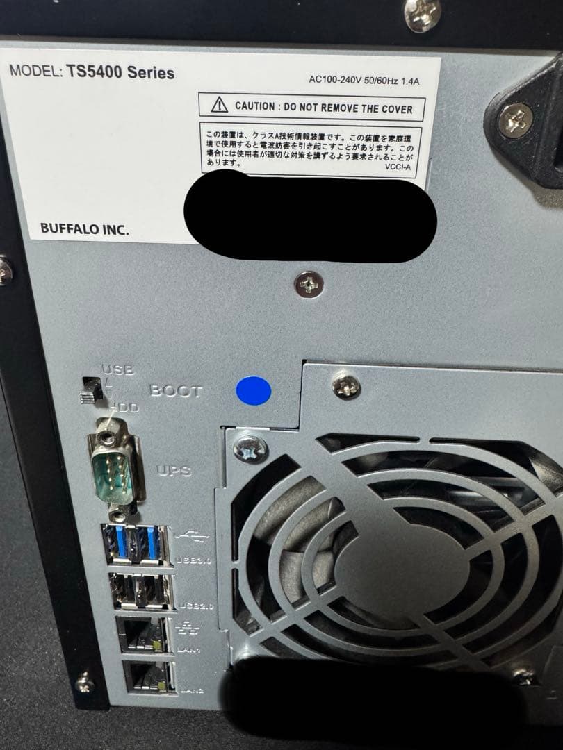 NAS TeraStation TS5400D0804 8TB（2TB*4）