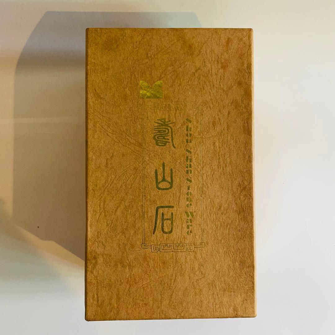古美術 箱入り 開運 Shou shan Stone Statue 七福神　仏像