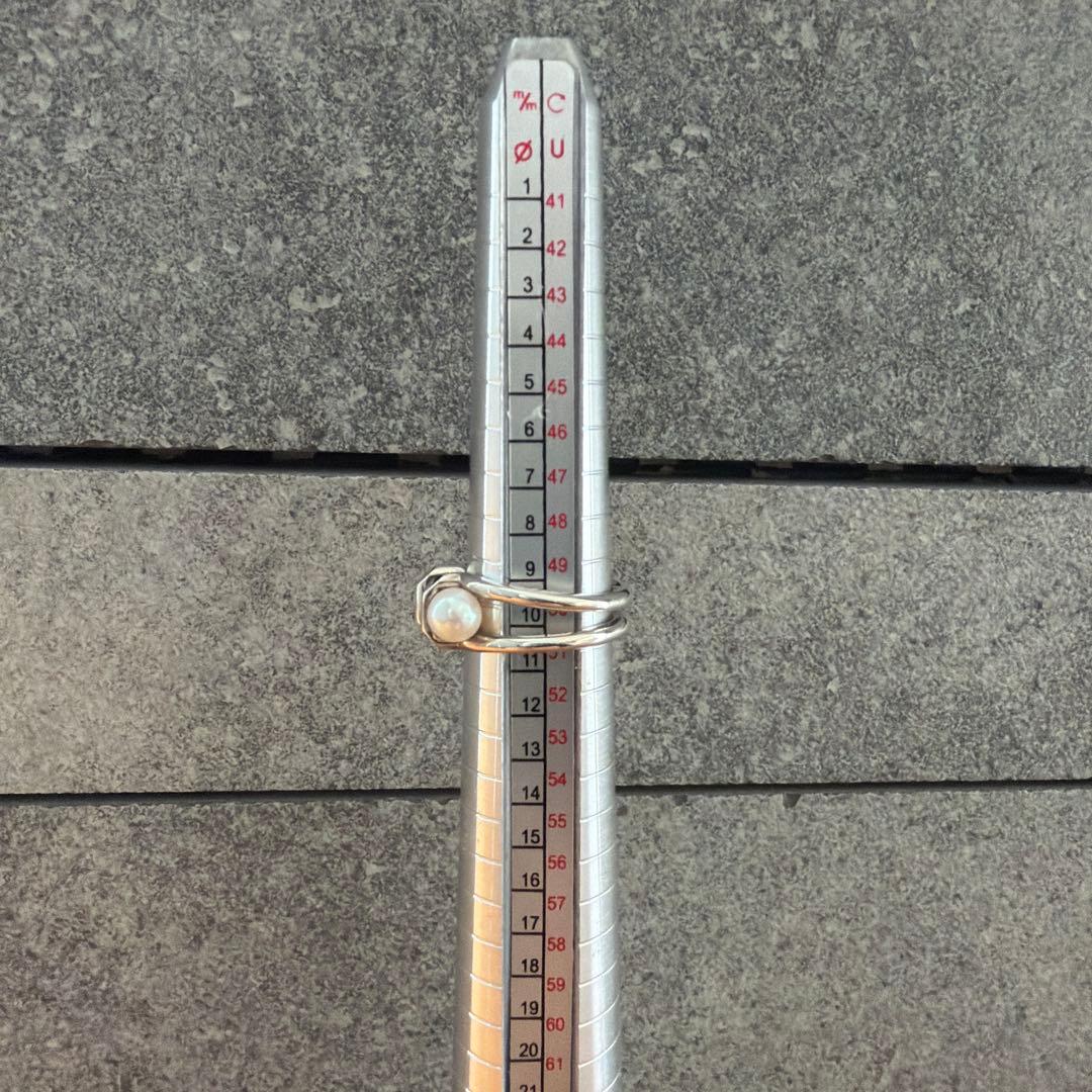 ティファニー TIFFANY&Co. ハードウェア ダブルパール リング