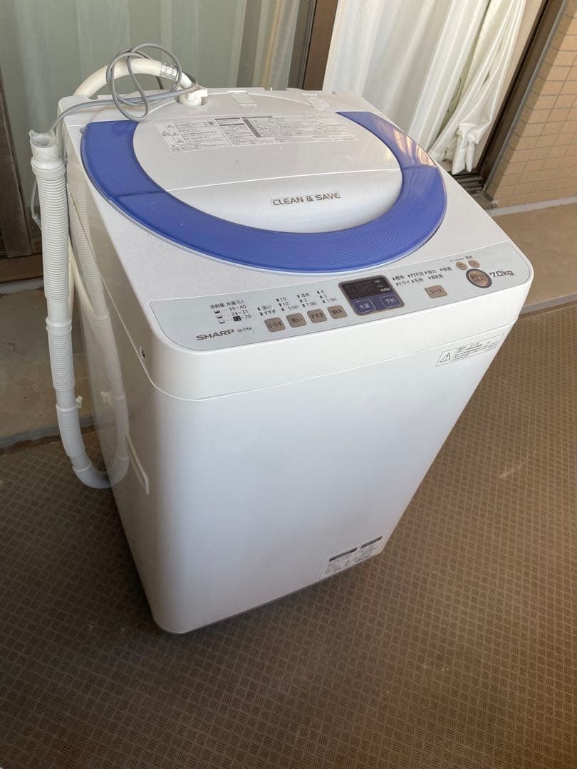 SHARP 縦型洗濯機 ES-T706-A 7.0kg