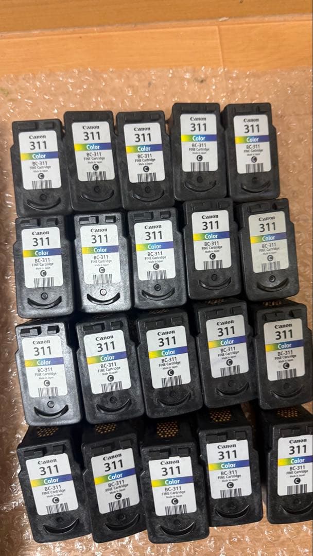 Canon 純正使用済みインクカートリッジ310,311 80個-6