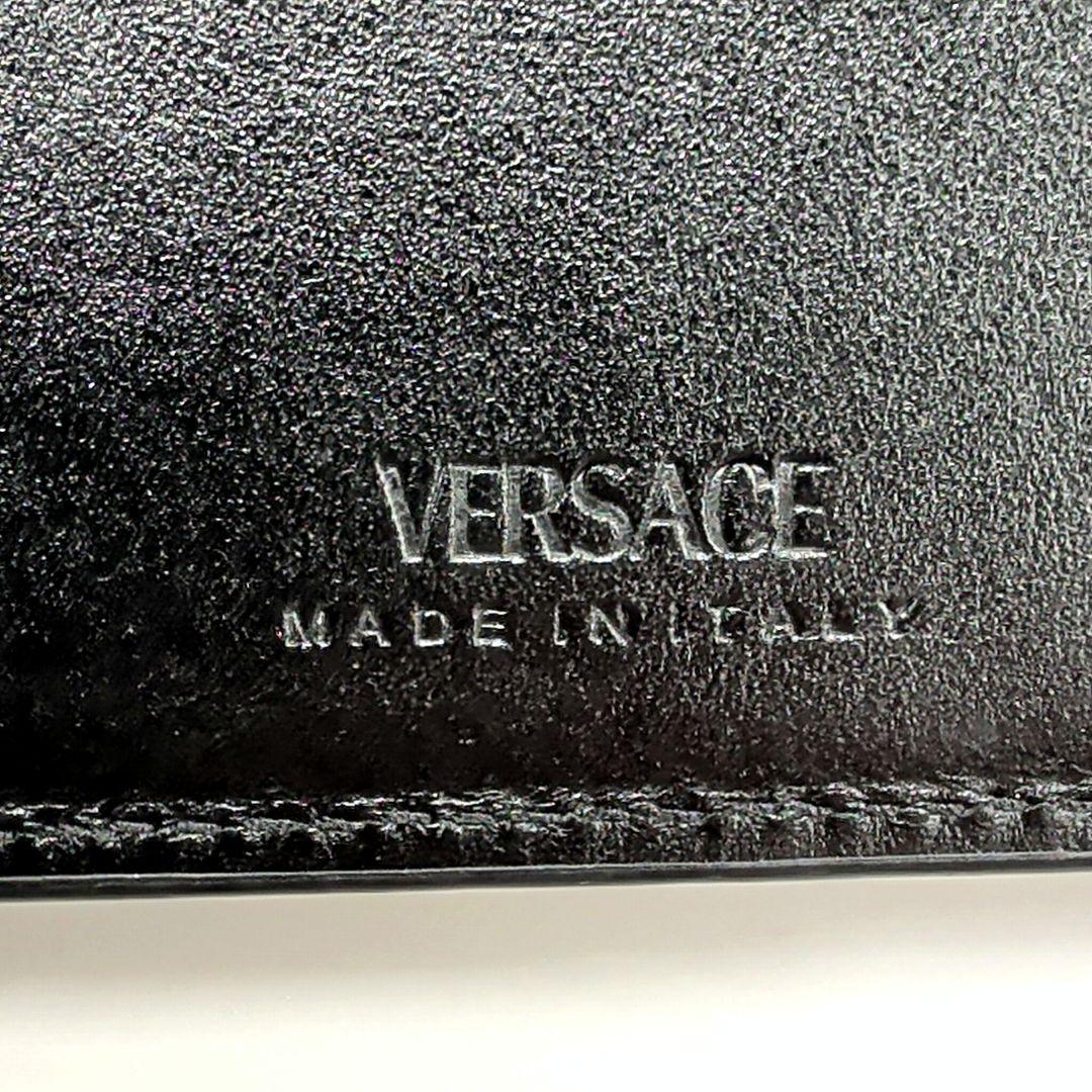 現行 VERSACE ヴェルサーチ マネークリップ ビギー メデューサ ブラック