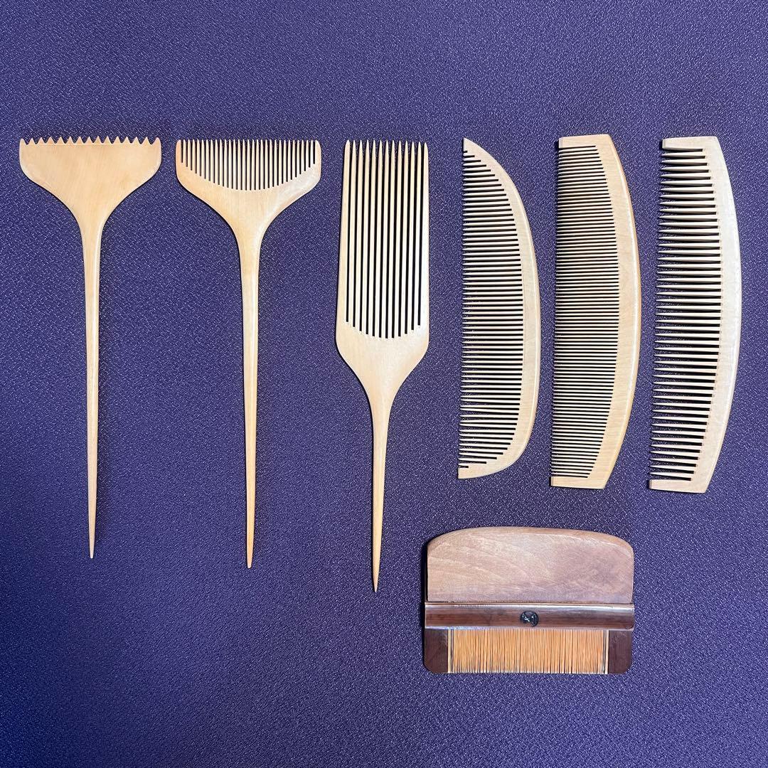 アンティーク　つげ櫛セット7種類　日本髪　結髪用