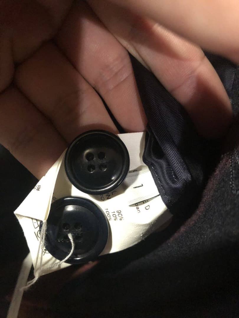 UNUSED 21AW チェックロングコート US2058