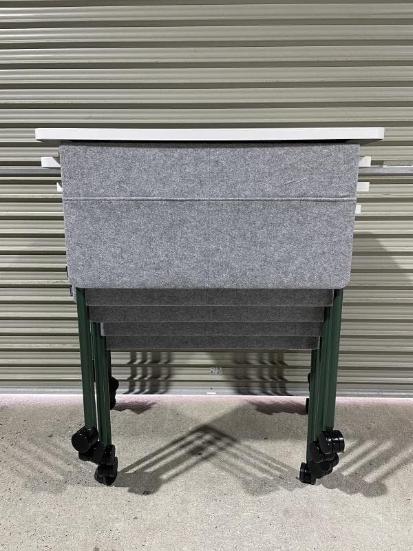 【美品】オカムラ　スプリント　MT40AB MHG1　5台　スタッキングテーブル