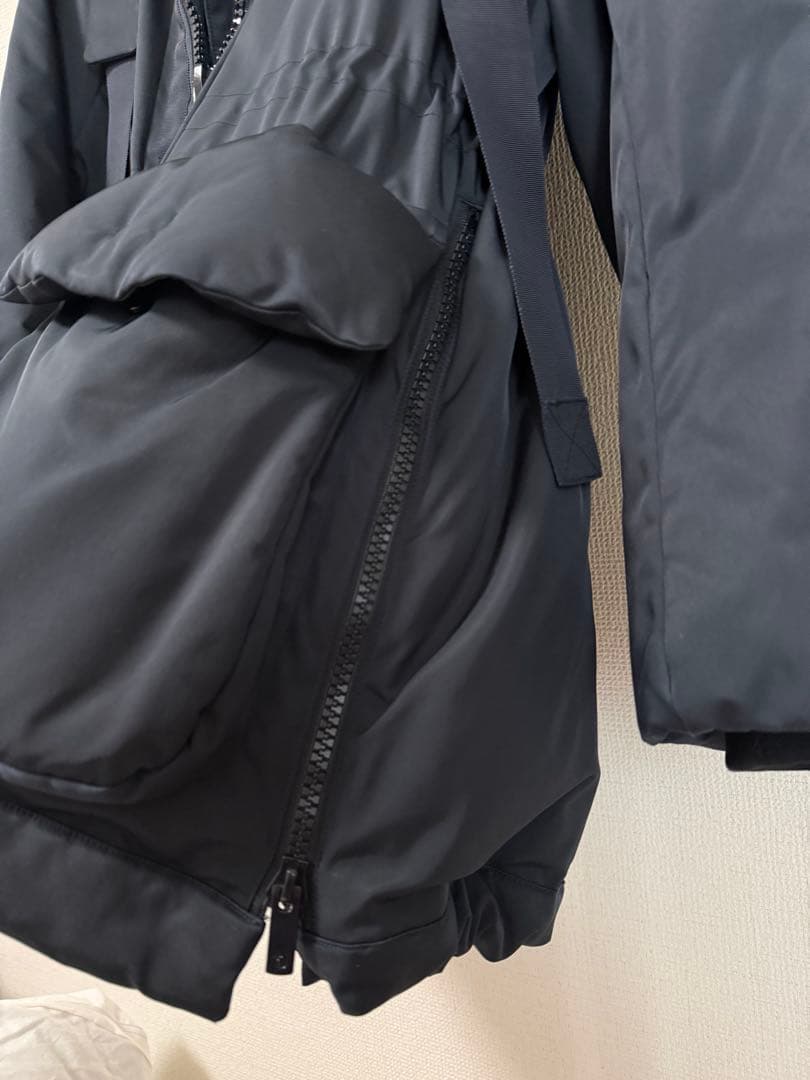 ＋J ユニクロ　UNIQLO ハイブリッドダウンショートコート　ネイビー　M