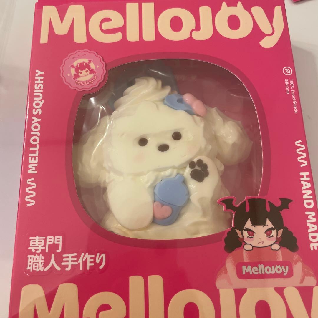 「匿名配送」mellojoyスクイーズ　アニマルシリーズ　クリームわん ゆきこ