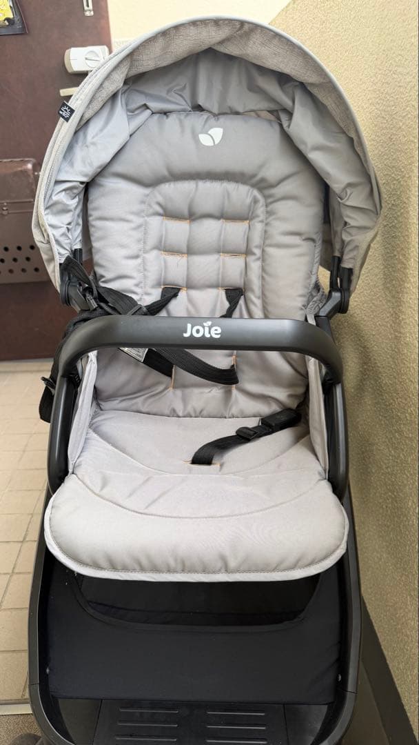 【joie】 二人乗り　ベビーカー　エヴァライトデュオ グレーフランネル