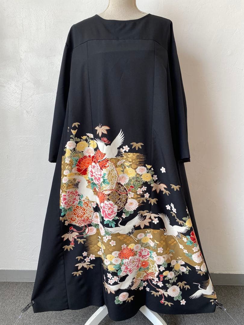3279 着物　留袖　リメイク　ドレス　ワンピース