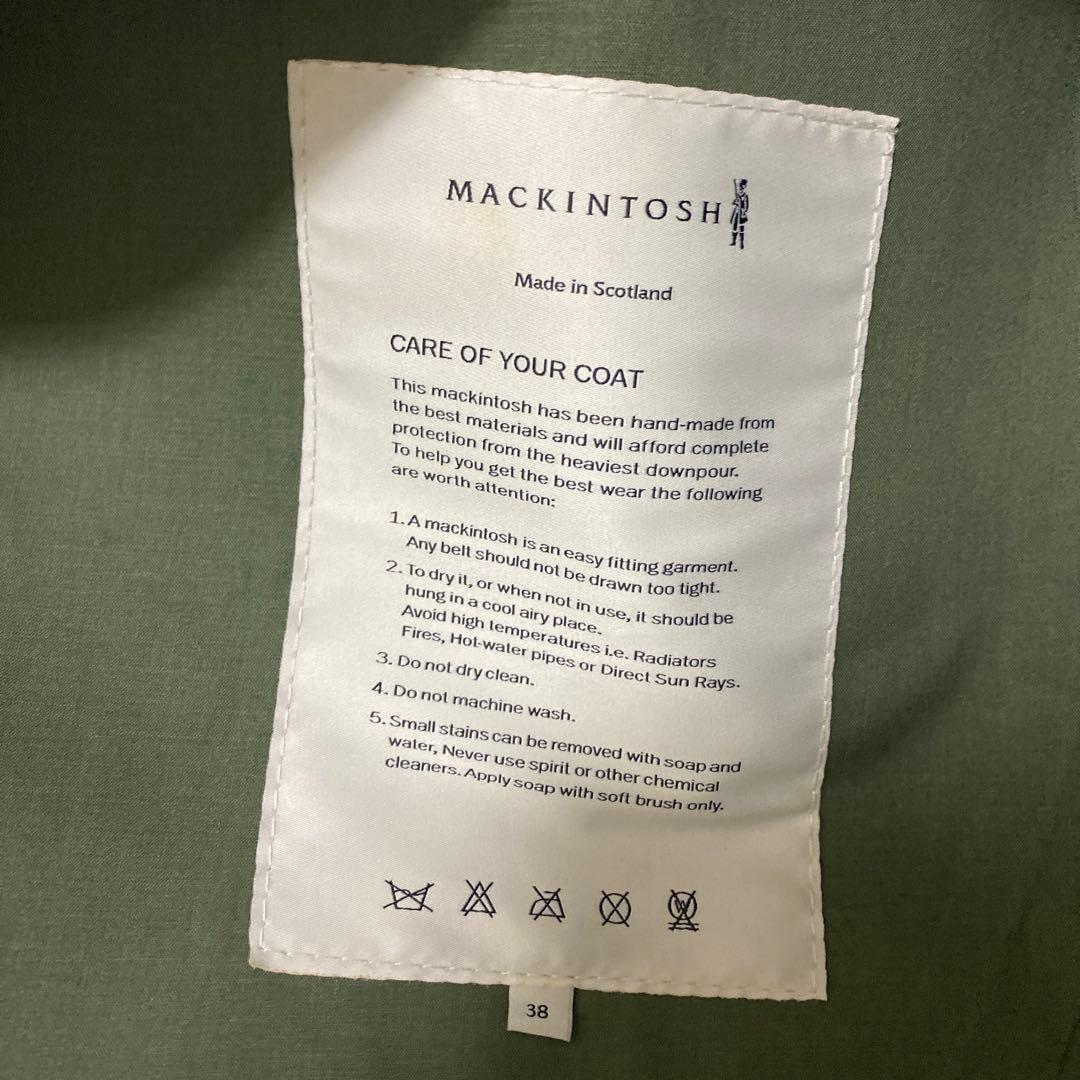 マッキントッシュ　コート フード付き　カーキ