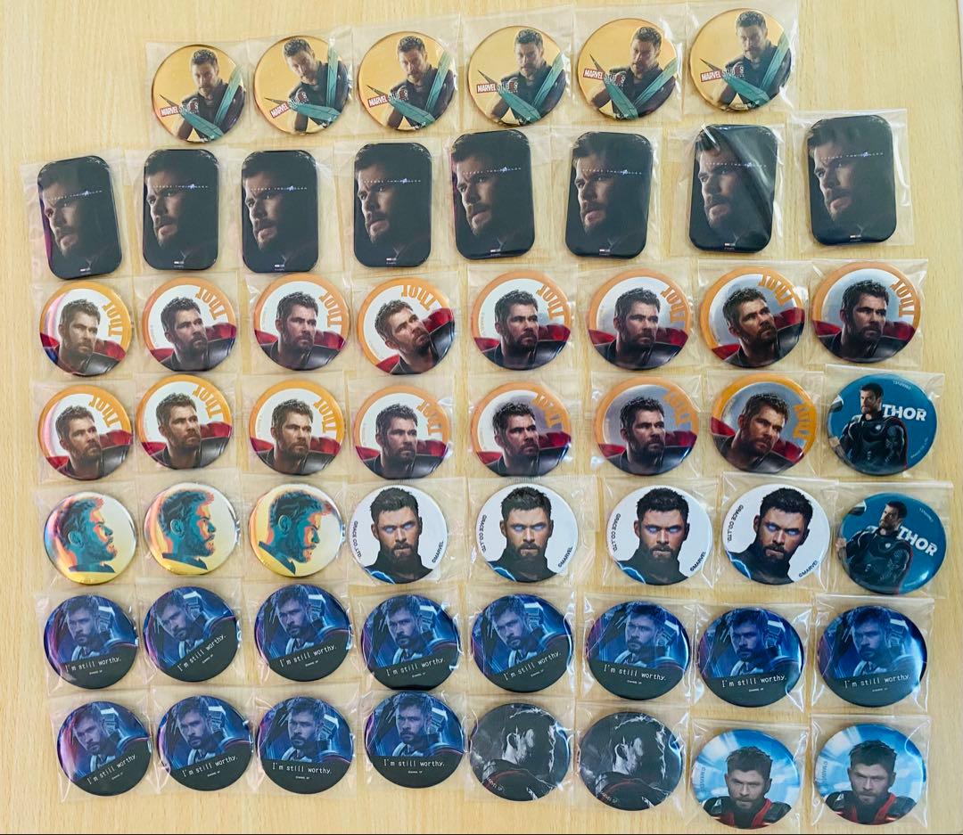 MARVEL アベンジャーズ ソー　缶バッジ　セット