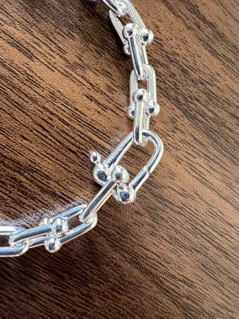 極美品　ティファニー　ハードウェア　ブレスレット スモールリンク　TIFFANY