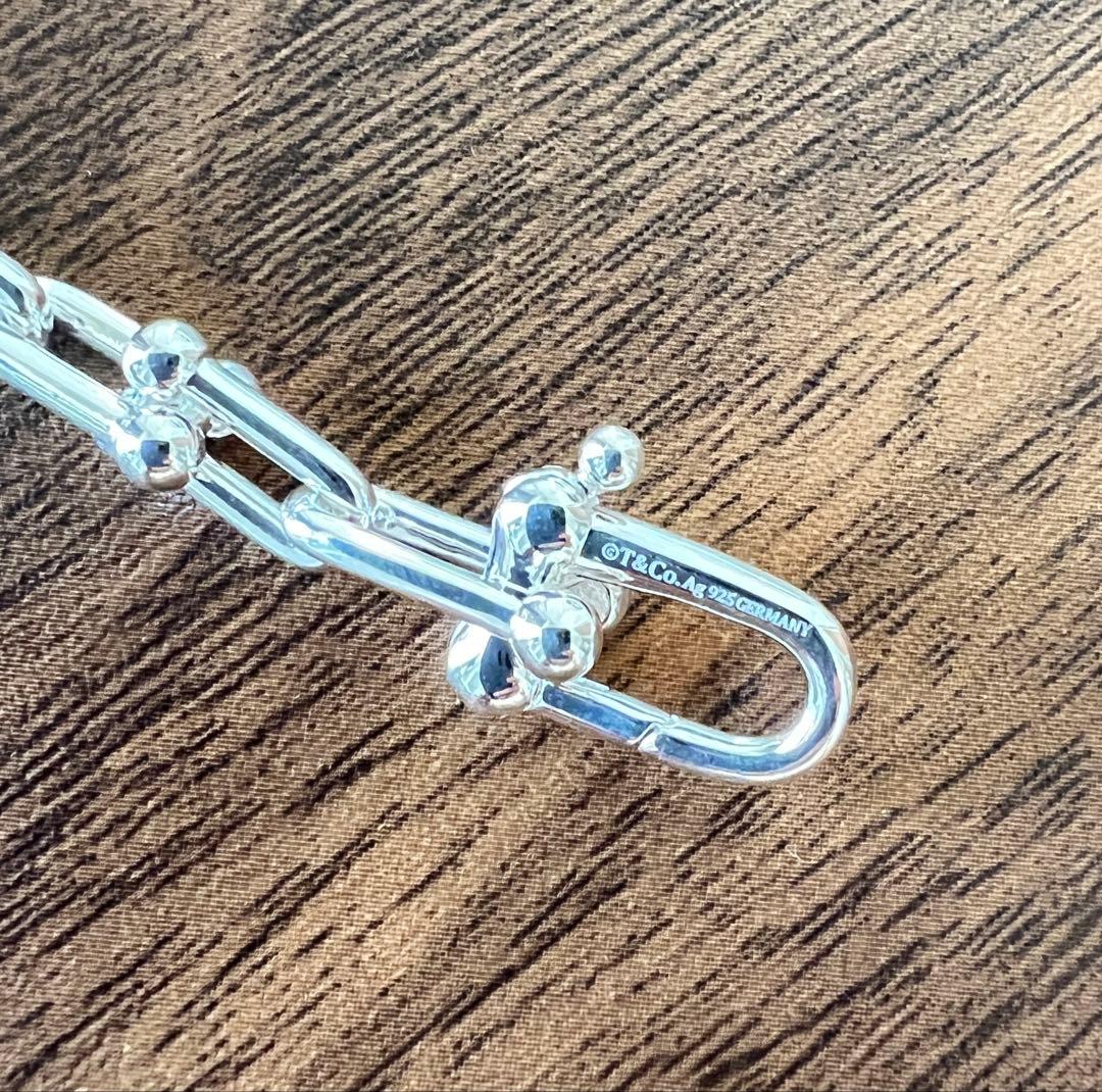 極美品　ティファニー　ハードウェア　ブレスレット スモールリンク　TIFFANY