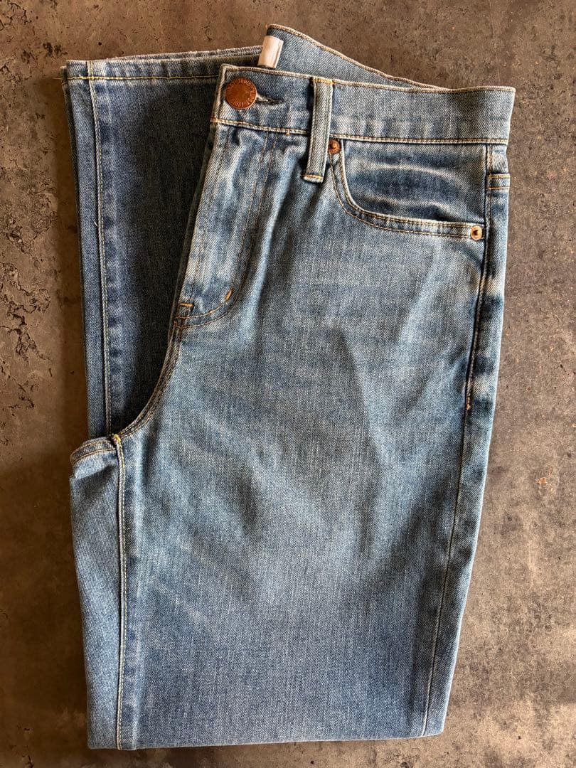 23区 DENIM ボーイズテーパードデニムパンツ 38 スカイブルー系