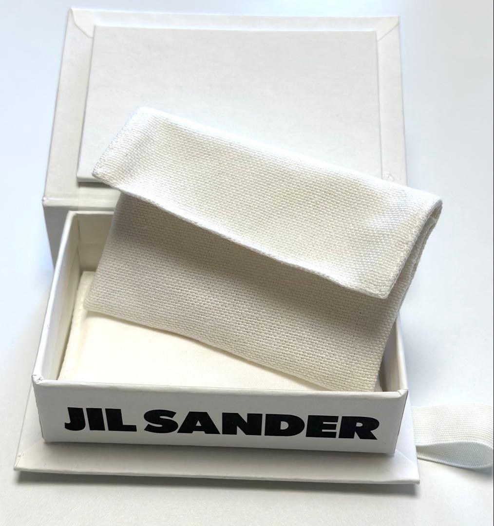 最終値下げ❗️JIL SANDER フープロゴ ピアス ゴールド
