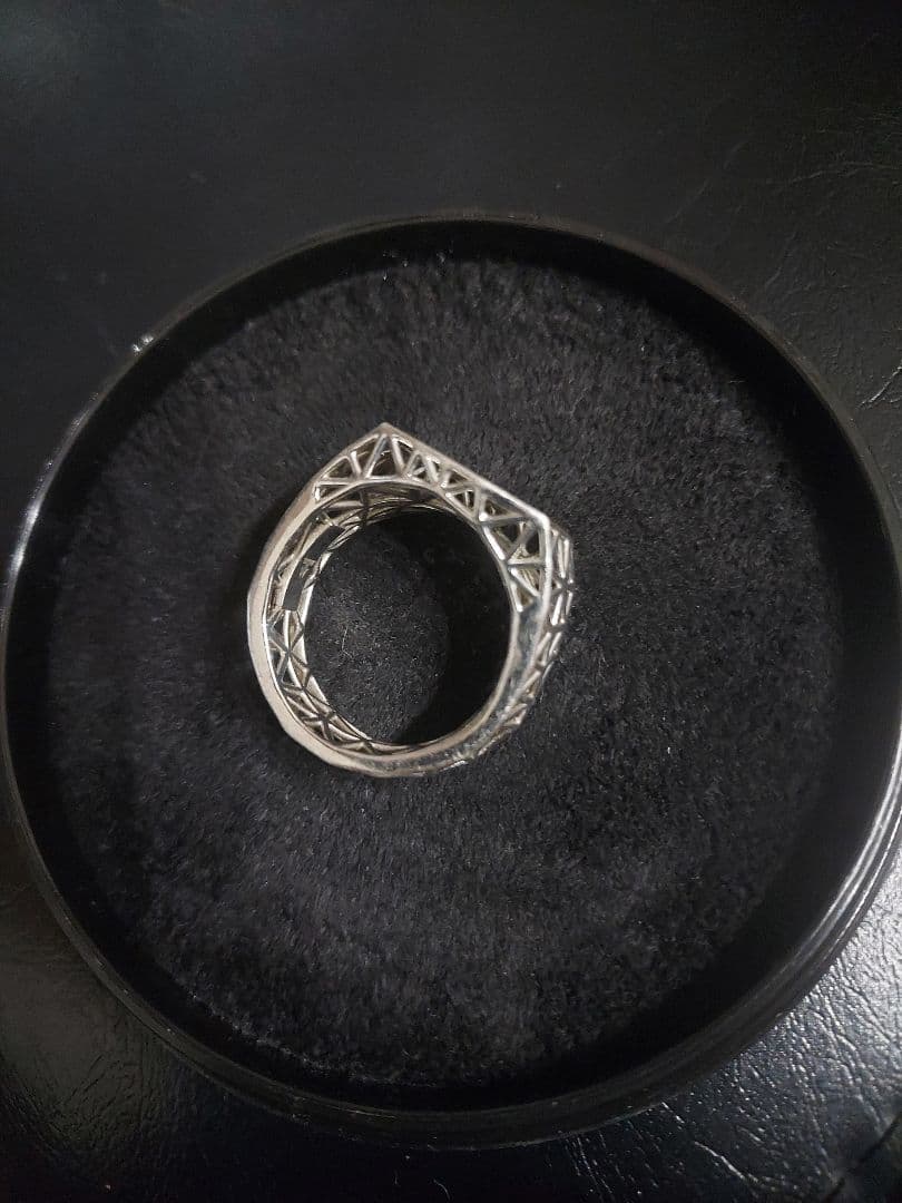 アクセサリー Tom Wood Mesh Ring Fern Green