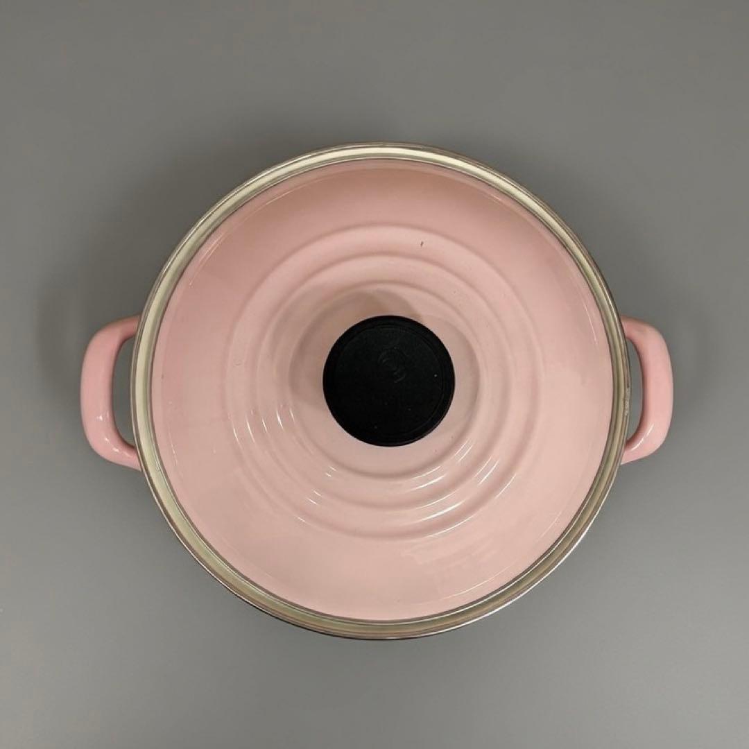 LE CREUSET ピンク 両手鍋