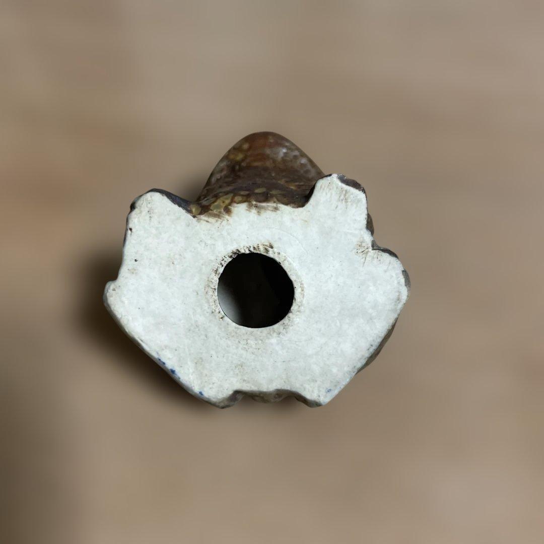陶器カエルの置物盆栽添配
