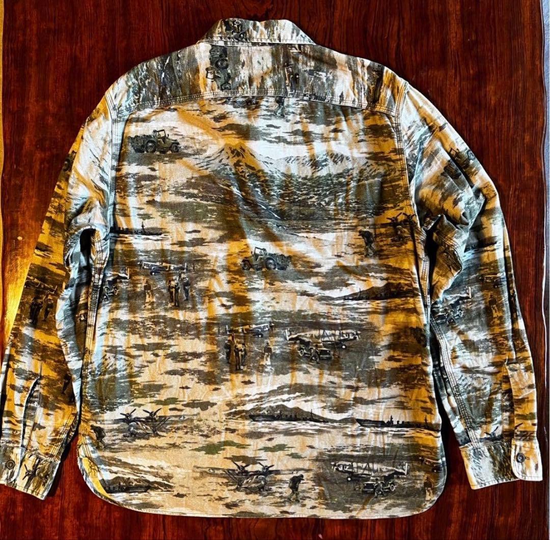 トップス RRL Printed Armed Forces Assembly L