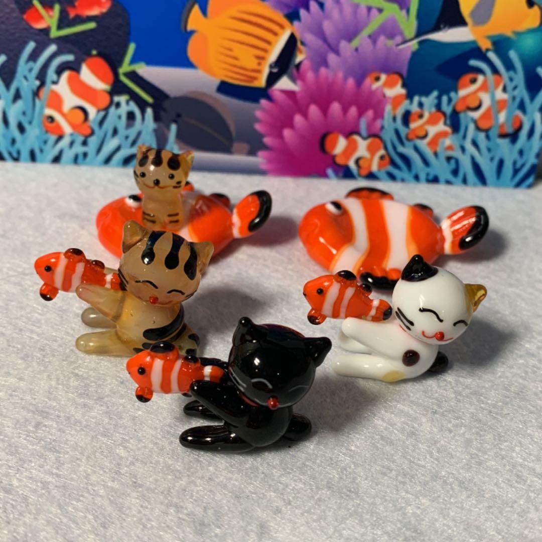 ガラス細工　ミニチュア　　クマノミ