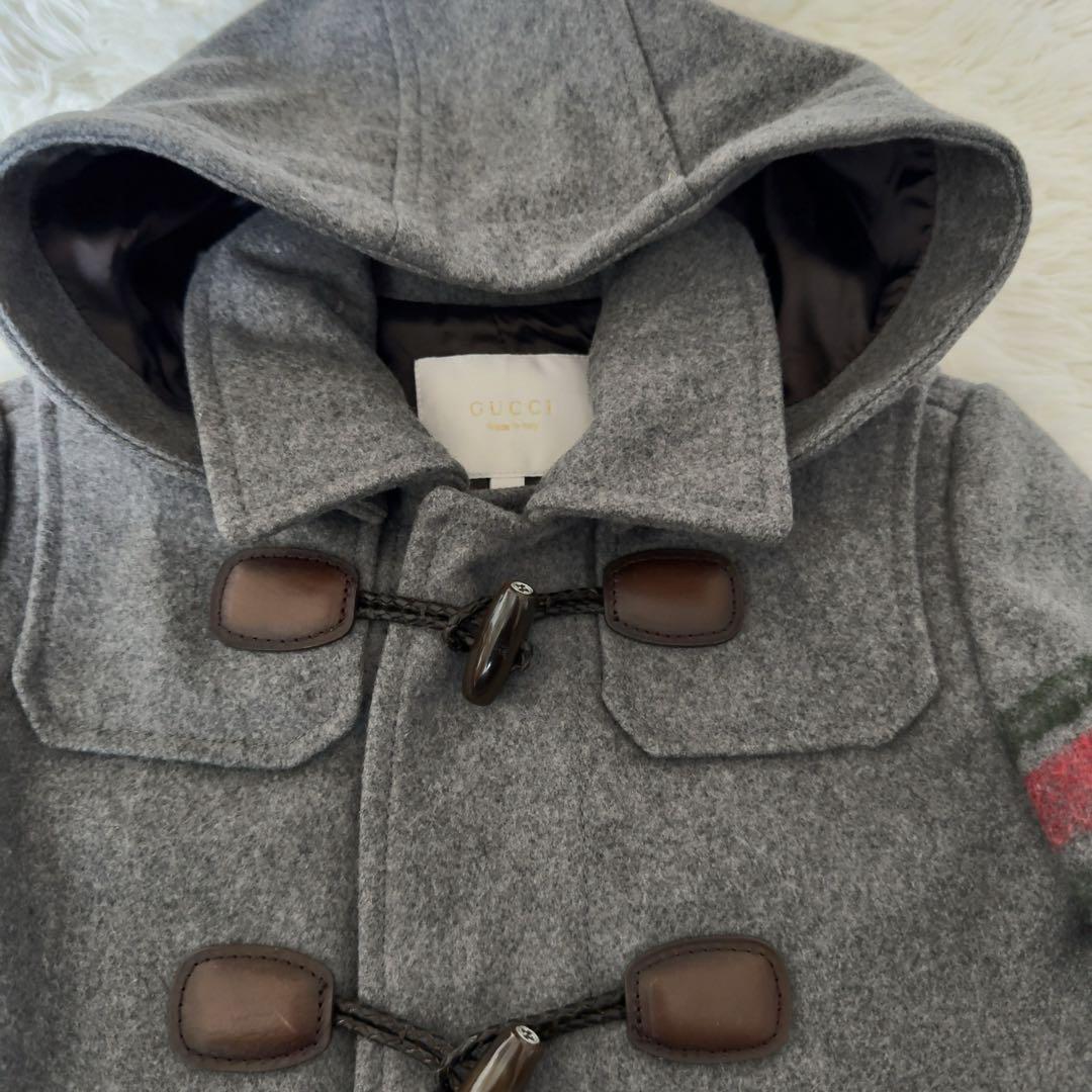 【美品】グッチ チルドレン ダッフルコート カシミヤ シェリーライン 5サイズ