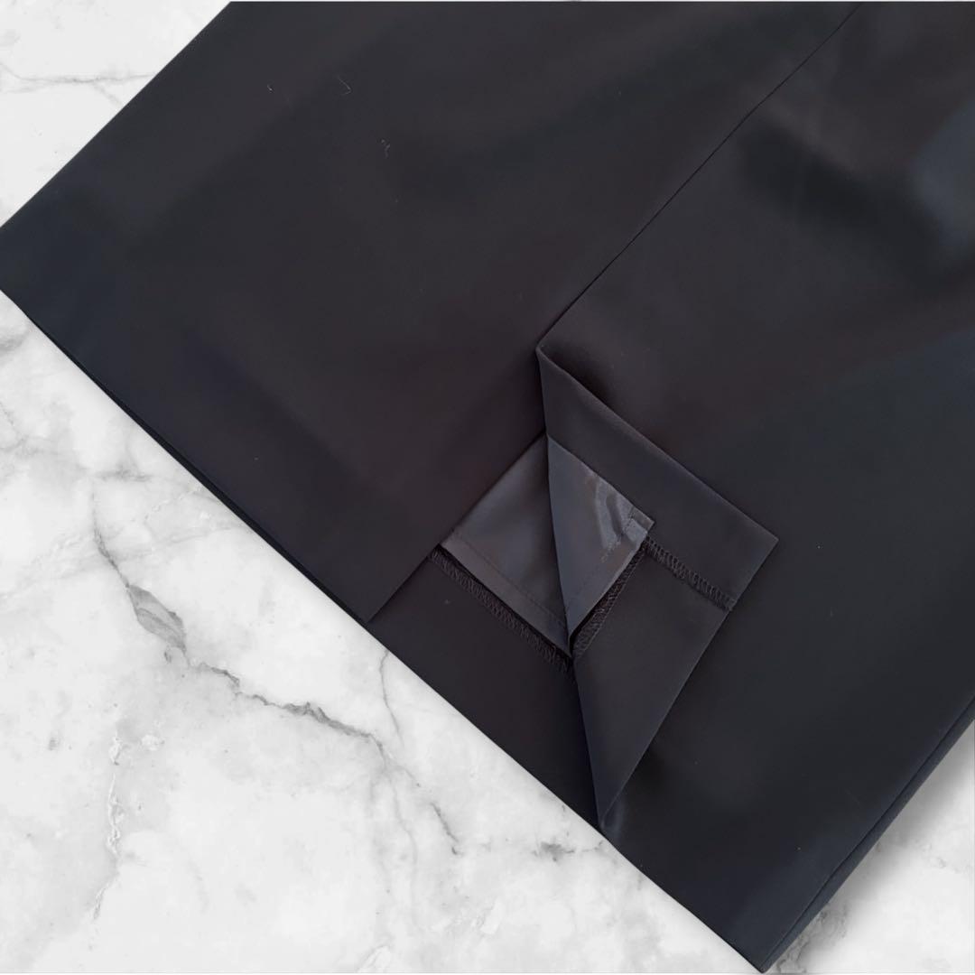 【美品】23区 セットアップ スーツ 3点セット 大きいサイズ 40 L 黒